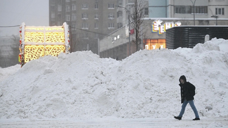 В Москве высота снежного покрова достигла 49 сантиметров